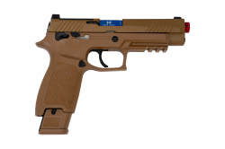 Can the current version with the blue & red real conversion barrel operate the laser without gas?