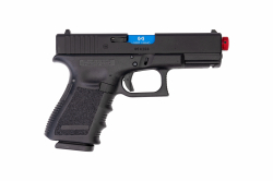 Do the Recoil Enabled Training Pistols require the Green Gas or CO2 to operate the laser? 