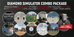 Diamond Smokeless Range ® Simulator Combo Package (with Short Throw Camera) Questions & Answers