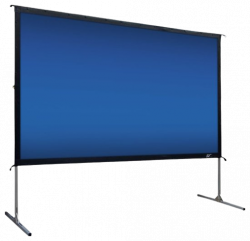 What are the dimensions of the portable screen?